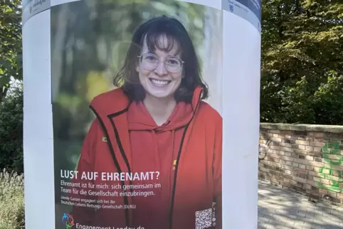 Vor Kurzem hat die Stadt mittels einer Plakataktion fürs Ehrenamt geworben. 