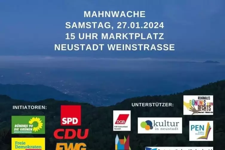 Der gemeinsame Aufruf von Parteien und Verb&auml;nden. 