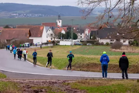 Vorbereitung: Training am Donnersberg.