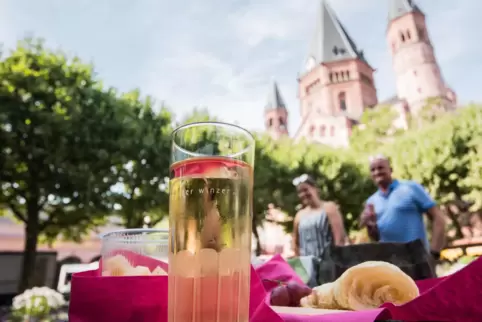 Prominentes Vorbild für Frankenthal: das Marktfrühstück in der Landeshauptstadt Mainz. 