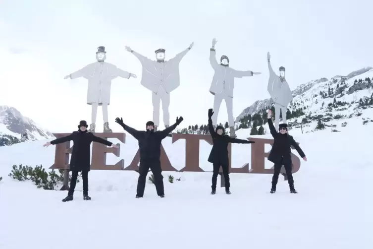Wird als die „vielleicht authentischste“ Beatles-Tributeband angekündigt: das „Help!“-Quartett aus Slowenien.