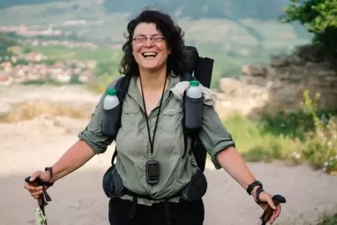 „Wandern ist besser als jede Droge“, sagt Christine Thürmer. Als „Wander Woman“ will sie bei ihrer humorvollen Show im Mannheime