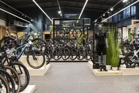 So könnte der Bike-Shop in der Mainzer Straße aussehen. Das Foto zeigt die Multicycle-Filiale in Hofheim/Taunus. 