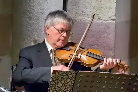Violinist, Konzertmeister, Organisator und – Jurist: Christoph Hesse.