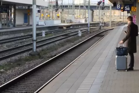 Tote Hose: der Mannheimer Hauptbahnhof am Donnerstagnachmittag.