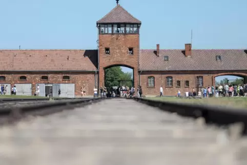 Das frühere deutsche Vernichtungslager Auschwitz-Birkenau in Polen. 
