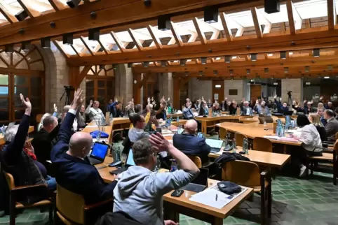 Arbeitet seit 2019 mit wechselnden Mehrheiten: der Stadtrat Neustadt. 