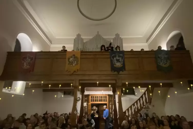 Die Lambertskirche wurde für einen Abend zur großen Halle der Zauberschule Hogwarts.
