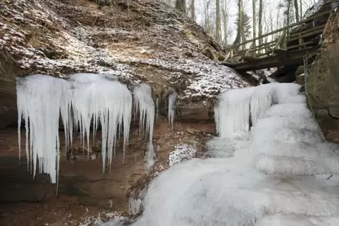 Einer der schönsten Flecken in der Natur um Zweibrücken: die Guldenschlucht bei Wattweiler.