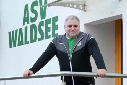 Ein Mann, ein Verein: Enrico Schäfer vom ASV Waldsee.