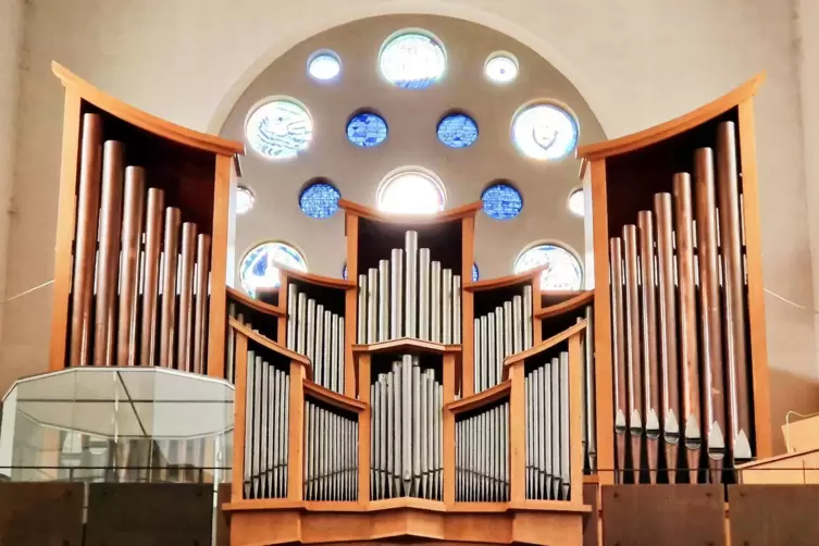 Auch alle Pfeifen der Orgel wurden gereinigt. 