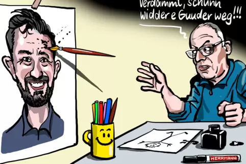 Auch Karikaturist Uwe Herrmann wird sich an neue Gesichter gewöhnen müssen. Auch Karikaturist Uwe Herrmann wird sich an neue Gesichter gewöhnen müssen.