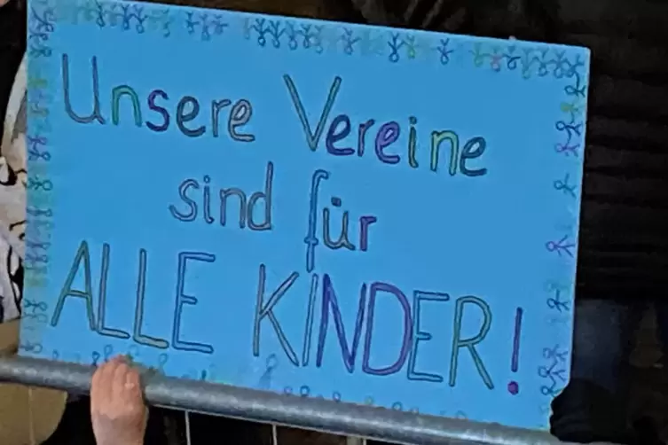 Klare Botschaft auf dem Burgunderplatz. 