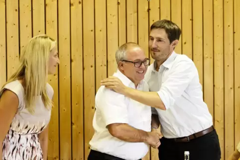 Christina Rauch und Christian Gauf (Mitte) kandidieren für die Wahl zum Stadtrat. Anders als der Landtagsabgeordnete Christoph G