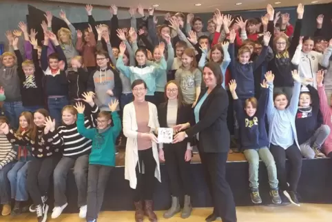 Freuen sich über die Auszeichnung: Schüler der IGS. 