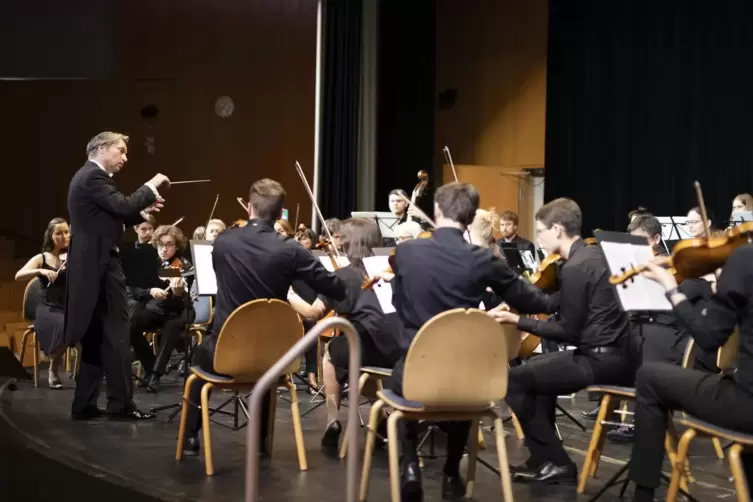 Das klassische Orchester der RPTU erwies sich beim Konzert als Klangkörper mit hohem Anspruch. 