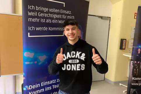 Der 16-jährige Connor Kron möchte Polizist werden. 
