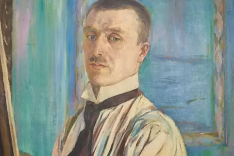 Alfons Zeileis lebte von 1920 bis zu seinem Tod 1963 in Neustadt und unterrichtete am Humanistischen Gymnasium. Dieses Selbstpor