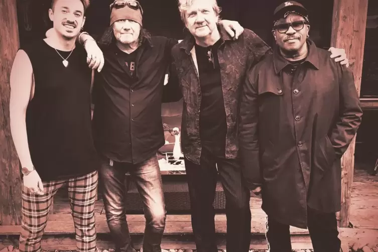 Hamburg Blues Band mit Gert Lange (Zweiter von links).