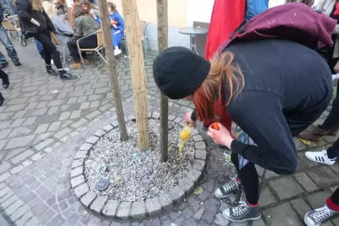 5 Liter Alkoholika wurden am Samstag wegen des Jugendschutzes ausgeschüttet. 