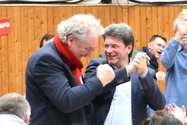 Ralf Lang (links) ist SPD-Spitzenkandidat, Christoph Glogger ist Teil der neuen Doppelspitze des Ortsvereins. 