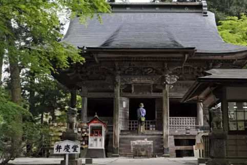 Reiseziel: Der Chunsonji-Tempel in Hirazumi.