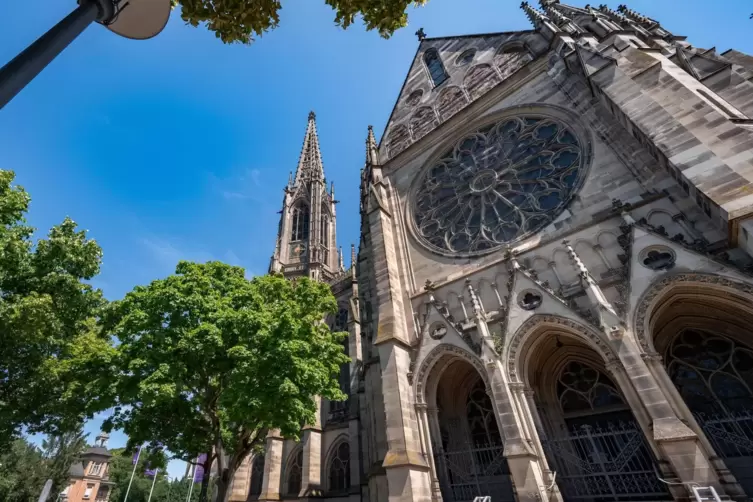 Hauptkirche der Pfälzer Protestanten: Die Gedächtniskirche in Speyer ist eins von nur zwei Gotteshäusern im Eigentum der Evangel