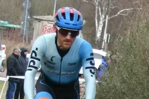Fährt eine ganz starke Saison und war auch im Rennen der Elite in Wachenheim nicht zu besiegen: Sascha Starker. 