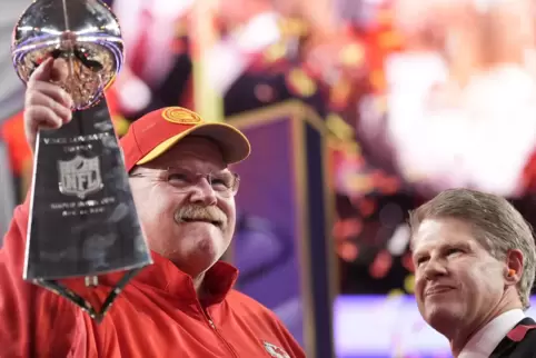 Wollen gerne wieder nach Deutschland kommen: Chiefs-Trainer Andy Reid und Besitzer Clark Hunt. 