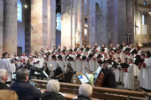 Konzert mit dem Mädchenchor am Dom zu Speyer in der Reihe „Cantate Domino“ in der Fastenzeit 2023. 