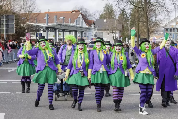 Verr&uuml;ckt: Die Crazy Joker Girls machen ihrem Namen alle Ehre. 