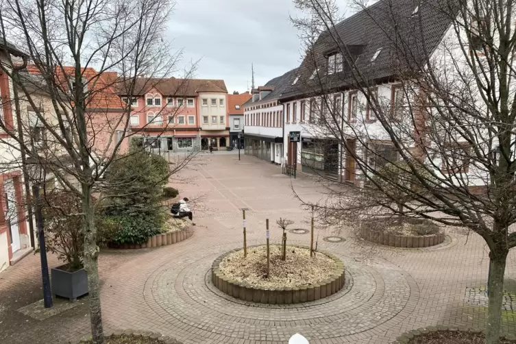 Hier findet die Demonstration statt: Schillerplatz in Gr&uuml;nstadt. 