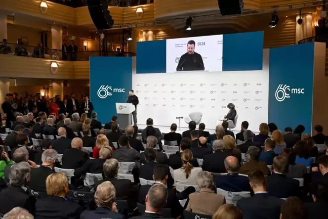 Redner bei der Münchner Sicherheitskonferenz: Wolodymyr Selenskyi ...
