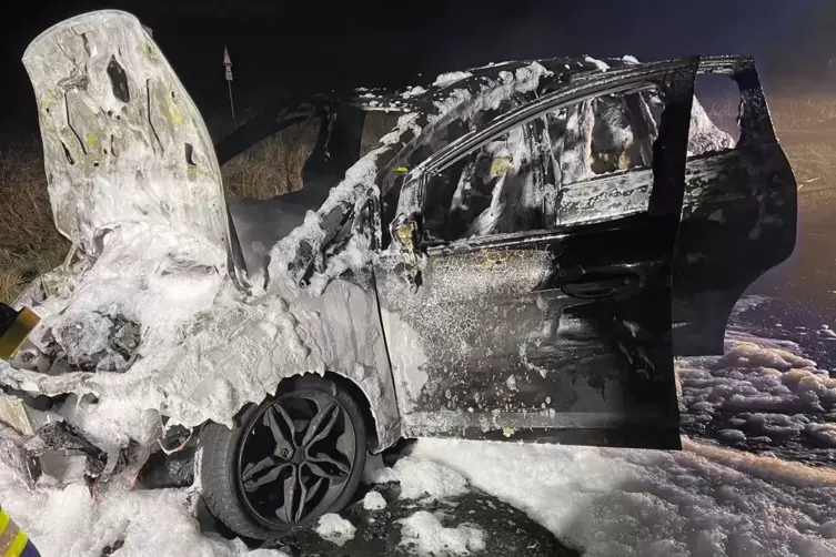 Das Auto &ndash; ein zehn Jahre alter Ford C Max. 