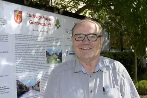 Ortsvorsteher mit Leib und Seele: Klaus Schneider.