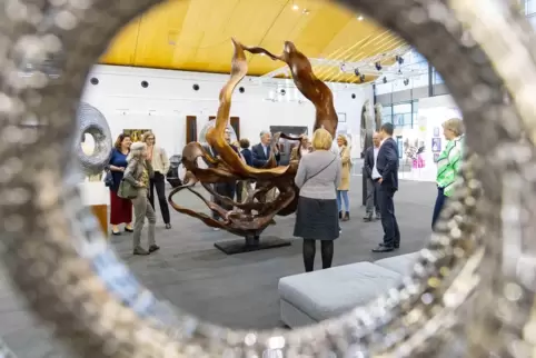 Die Skulpturenplätze sieht Kristian Jarmuschek als Alleinstellungsmerkmal der Art Karlsruhe. 