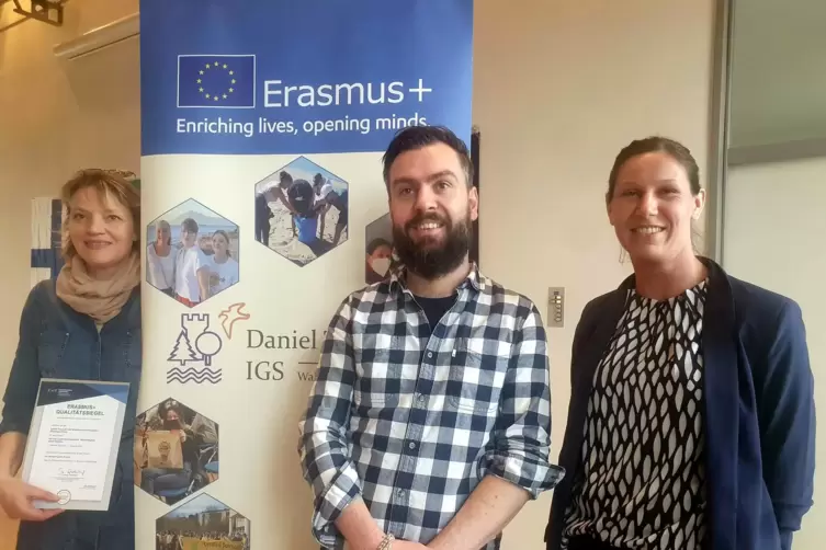 Das erste Erasmus-Projekt der Integrierten Gesamtschule Daniel Theysohn aus Waldfischbach-Burgalben wurde mit dem Erasmus-plus-Q