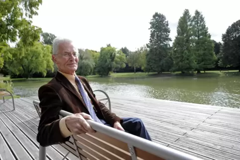 Carlo Saxl im Jahr 2012 im Ebertpark.