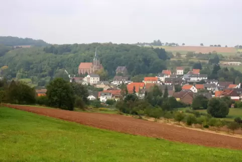 Ortsansicht von Breitenbach. 