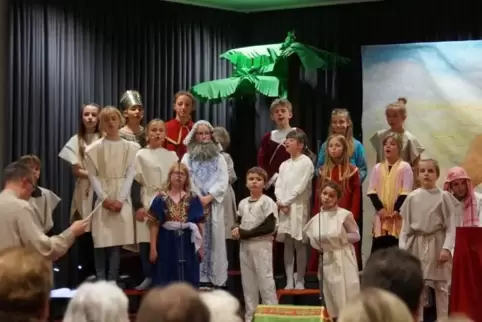 Das erste große Projekt der Jungen Kantorei war die Aufführung des Kinder-Musicals „Joseph“. 