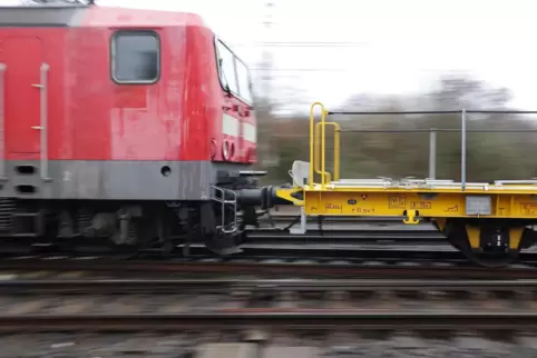 Lauter als S-Bahnen: Güterzüge. 