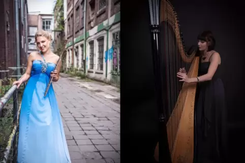 Die beiden Musikerinnen des Duos Spektral haben sich in Köln kennengelernt.