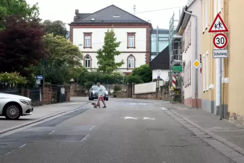 Eine der Kontrollen war in der Edenkobener Luitpoldstraße. 