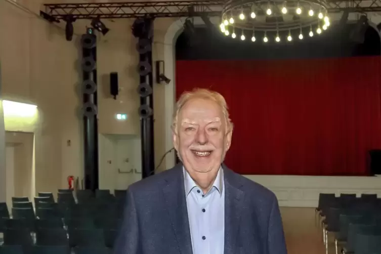 Mann der Kultur: Hanspeter Brohm im Alten Stadtsaal.