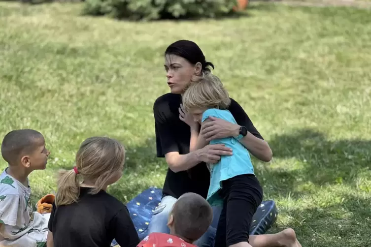 Die Stiftung Kulbabka kümmert sich um kriegstraumatisierte Kinder in der Ukraine.