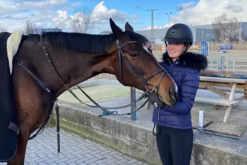 Ein Herz und seine Seele: Sarah Kohlmaier und Bella Balou.