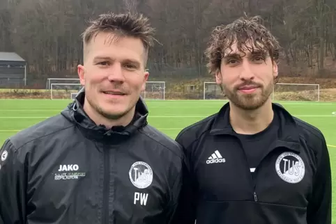 Das Steinbacher Trainerduo Daniel Ghoul (rechts) und Patrick Wolf sieht bei seiner Mannschaft noch Steigerungspotenzial.