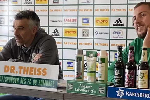 Trainer Danny Schwarz und Mannschaftskapitän Mart Ristl haben dieses Jahr noch viel vor. 