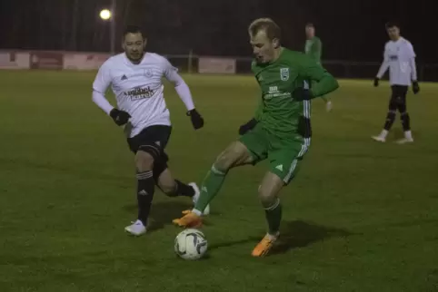 Felix Reißmann (rechts) sorgte am vergangenen Spieltag für den Sieg des SV Kirchheimbolanden.