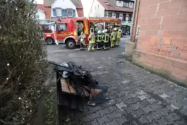 Großeinsatz am vergangenen Montag: die Feuerwehr vor der Carlsberger Kirche. 